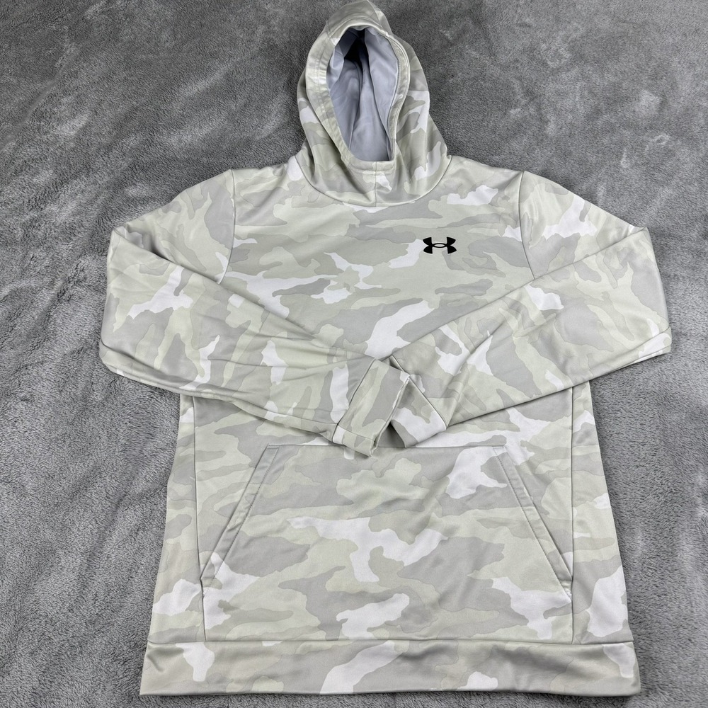 UnderArmour Cold Gear Camouflage Realtree Loose Hoodie Pullover Sweater XL Youth